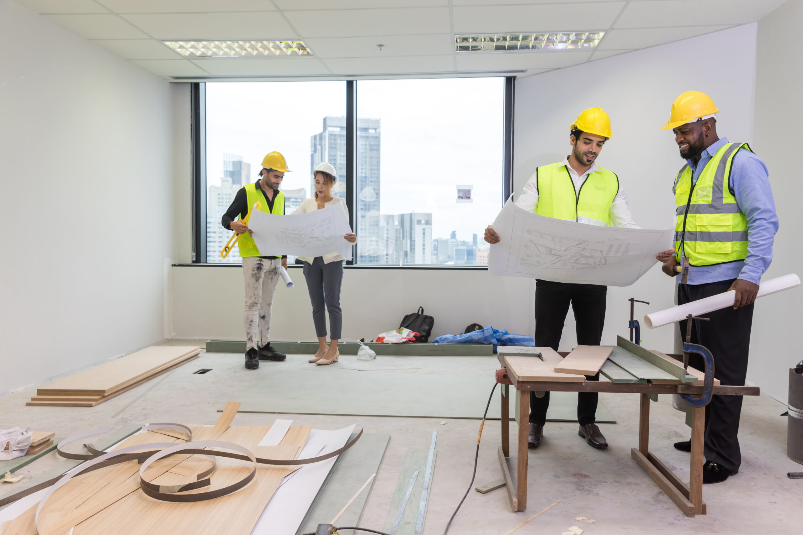 Commercial Office Renovation - Team of Engineers