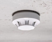 Comply With Fire Regulations - Smoke Detector on Ceiling