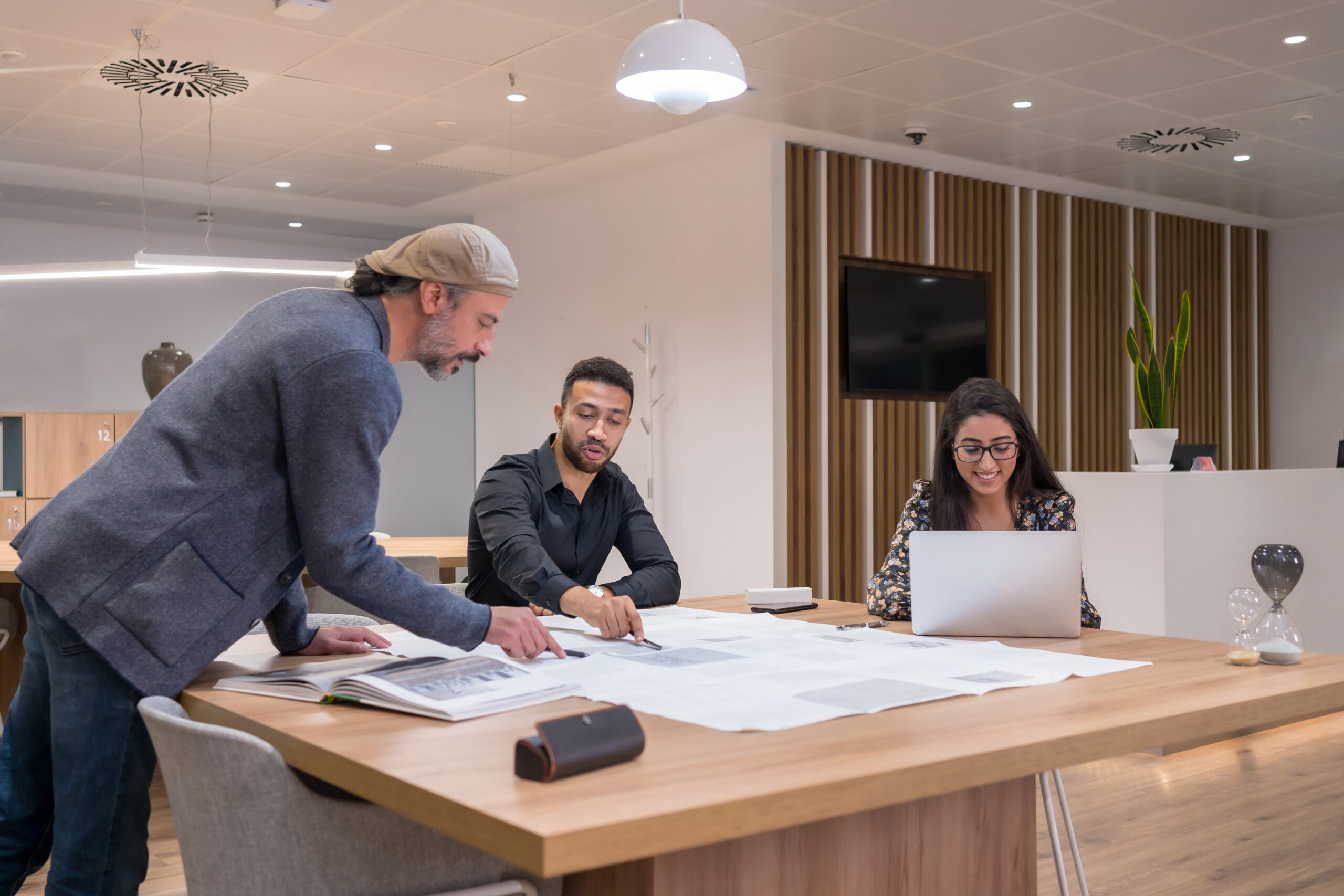 Office Refurbishment Services – Group of people in modern office space Office Refurbishment Services - Group of people in modern office space